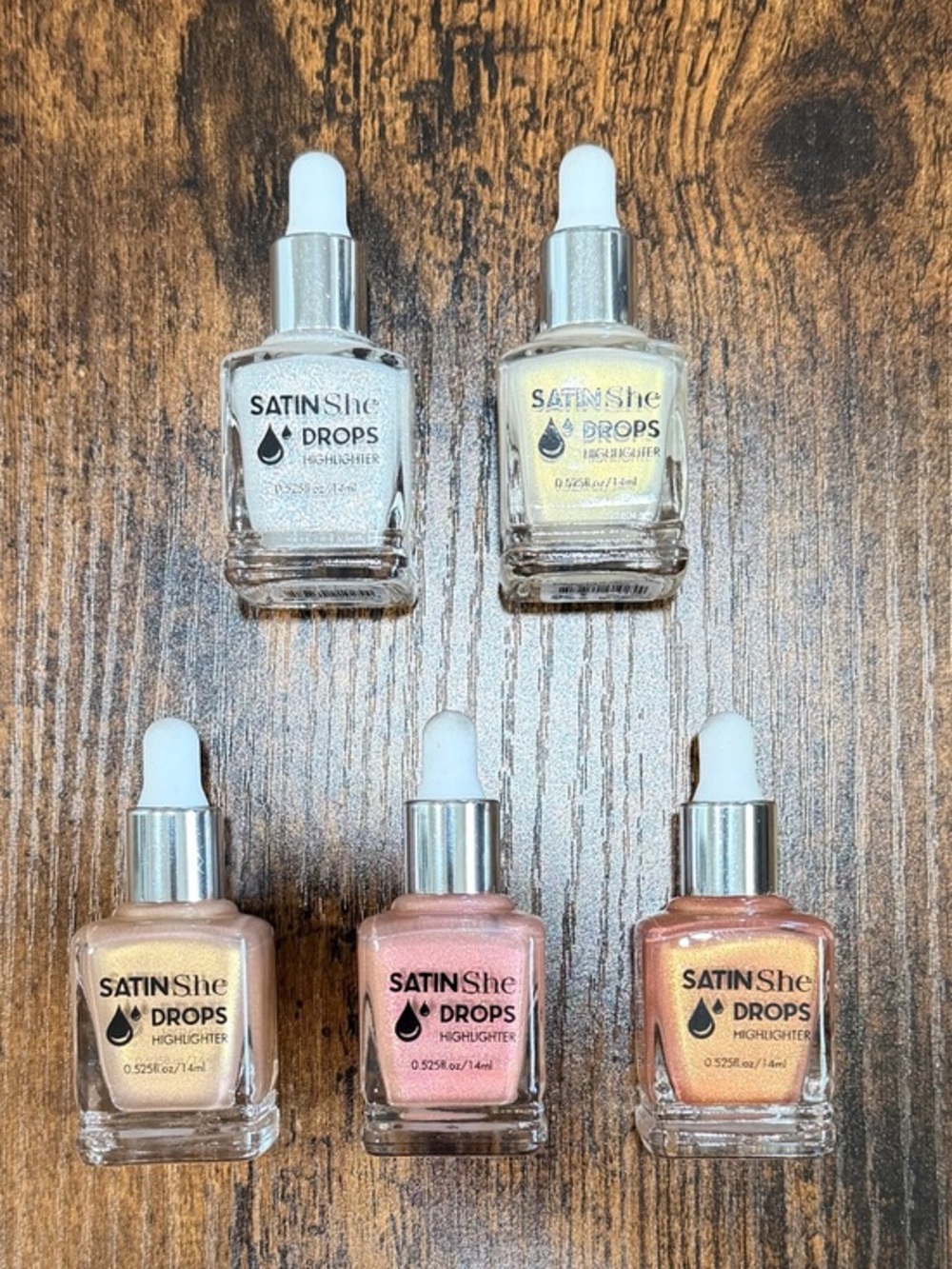 She Makeup Drops Highlighter - Multi-Shade Pink & Gold Liquid Highlighter
